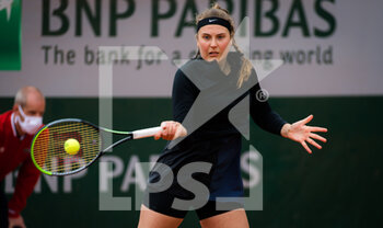 2021-05-26 - Antonia Lottner of Germany in action during the second qualifications round at the Roland-Garros 2021, Grand Slam tennis tournament, Qualifying, on May 26, 2021 at Roland-Garros stadium in Paris, France - Photo Rob Prange / Spain DPPI / DPPI - ROLAND-GARROS 2021, GRAND SLAM TENNIS TOURNAMENT - INTERNATIONALS - TENNIS