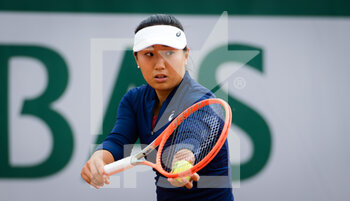 2021-05-26 - Claire Liu of the United States in action during the second qualifications round at the Roland-Garros 2021, Grand Slam tennis tournament, Qualifying, on May 26, 2021 at Roland-Garros stadium in Paris, France - Photo Rob Prange / Spain DPPI / DPPI - ROLAND-GARROS 2021, GRAND SLAM TENNIS TOURNAMENT - INTERNATIONALS - TENNIS