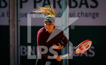 2021-05-27 - Donna Vekic of Croatia during practice ahead of the Roland-Garros 2021, Grand Slam tennis tournament, Qualifying, on May 27, 2021 at Roland-Garros stadium in Paris, France - Photo Rob Prange / Spain DPPI / DPPI - ROLAND-GARROS 2021, GRAND SLAM TENNIS TOURNAMENT - INTERNATIONALS - TENNIS