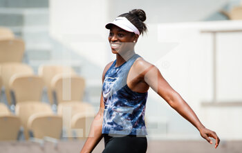 2021-05-28 - Sloane Stephens of the United States during practice ahead of the Roland-Garros 2021, Grand Slam tennis tournament, Qualifying, on May 28, 2021 at Roland-Garros stadium in Paris, France - Photo Rob Prange / Spain DPPI / DPPI - ROLAND-GARROS 2021, GRAND SLAM TENNIS TOURNAMENT - INTERNATIONALS - TENNIS