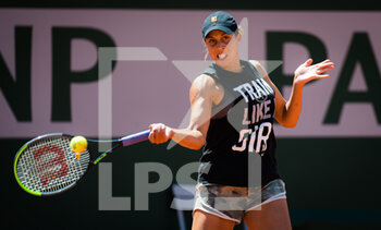 2021-05-28 - Madison Keys of the United States during practice ahead of the Roland-Garros 2021, Grand Slam tennis tournament, Qualifying, on May 29, 2021 at Roland-Garros stadium in Paris, France - Photo Rob Prange / Spain DPPI / DPPI - ROLAND-GARROS 2021, GRAND SLAM TENNIS TOURNAMENT - INTERNATIONALS - TENNIS