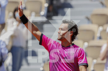 2021-05-30 - Fabio Fognini of Italy during Roland-Garros 2021, Grand Slam tennis tournament on May 30, 2021 at Roland-Garros stadium in Paris, France - Photo Nicol Knightman / DPPI - ROLAND-GARROS 2021, GRAND SLAM TENNIS TOURNAMENT - INTERNATIONALS - TENNIS