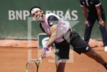 2021-05-30 - Jiri Vesely of Czech Republic during day 1 of the French Open 2021, a Grand Slam tennis tournament on May 30, 2021 at Roland-Garros stadium in Paris, France - Photo Jean Catuffe / DPPI - ROLAND-GARROS 2021, GRAND SLAM TENNIS TOURNAMENT - INTERNATIONALS - TENNIS