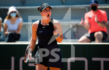 2021-05-31 - Bianca Andreescu of Canada during the first round of the Roland-Garros 2021, Grand Slam tennis tournament on May 31, 2021 at Roland-Garros stadium in Paris, France - Photo Rob Prange / Spain DPPI / DPPI - ROLAND-GARROS 2021, GRAND SLAM TENNIS TOURNAMENT - INTERNATIONALS - TENNIS
