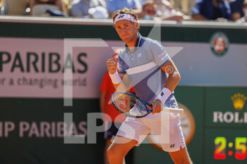 2021-05-31 - Casper Ruud of Norway during the first round of Roland-Garros 2021, Grand Slam tennis tournament on May 31, 2021 at Roland-Garros stadium in Paris, France - Photo Nicol Knightman / DPPI - ROLAND-GARROS 2021, GRAND SLAM TENNIS TOURNAMENT - INTERNATIONALS - TENNIS