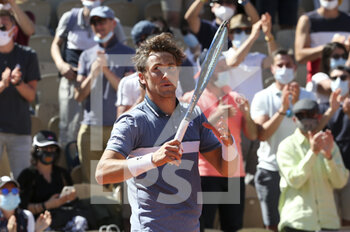 2021-05-31 - Casper Ruud of Norway celebrates his victory over Benoit Paire of France during day 2 of the French Open 2021, a Grand Slam tennis tournament on May 31, 2021 at Roland-Garros stadium in Paris, France - Photo Jean Catuffe / DPPI - ROLAND-GARROS 2021, GRAND SLAM TENNIS TOURNAMENT - INTERNATIONALS - TENNIS