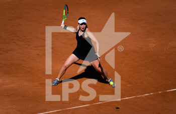 2021-05-31 - Jelena Ostapenko of Latvia during the first round of the Roland-Garros 2021, Grand Slam tennis tournament on May 31, 2021 at Roland-Garros stadium in Paris, France - Photo Rob Prange / Spain DPPI / DPPI - ROLAND-GARROS 2021, GRAND SLAM TENNIS TOURNAMENT - INTERNATIONALS - TENNIS