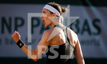 2021-06-01 - Andrea Petkovic of Germany during the first round of the Roland-Garros 2021, Grand Slam tennis tournament on June 1, 2021 at Roland-Garros stadium in Paris, France - Photo Rob Prange / Spain DPPI / DPPI - ROLAND-GARROS 2021, GRAND SLAM TENNIS TOURNAMENT - INTERNATIONALS - TENNIS