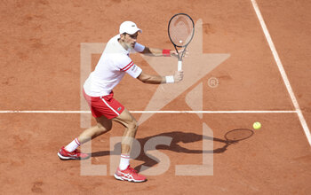 2021-06-03 - Novak Djokovic of Serbia during day 5 of the French Open 2021, Grand Slam tennis tournament on June 3, 2021 at Roland-Garros stadium in Paris, France - Photo Jean Catuffe / DPPI - ROLAND-GARROS 2021, GRAND SLAM TENNIS TOURNAMENT - INTERNATIONALS - TENNIS