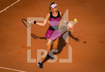 2021-06-03 - Kristina Mladenovic of France during the Roland-Garros 2021, Grand Slam tennis tournament on June 3, 2021 at Roland-Garros stadium in Paris, France - Photo Rob Prange / Spain DPPI / DPPI - ROLAND-GARROS 2021, GRAND SLAM TENNIS TOURNAMENT - INTERNATIONALS - TENNIS