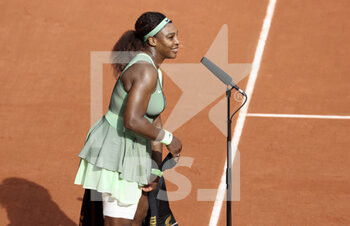 2021-06-04 - Serena Williams of USA during day 6 of the French Open 2021, Grand Slam tennis tournament on June 4, 2021 at Roland-Garros stadium in Paris, France - Photo Jean Catuffe / DPPI - ROLAND-GARROS 2021, GRAND SLAM TENNIS TOURNAMENT - INTERNATIONALS - TENNIS