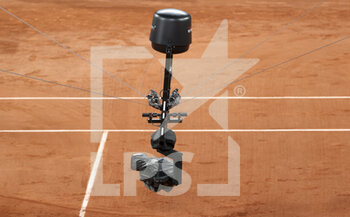 2021-06-08 - Illustration of the Spidercam during day 10 of the French Open 2021, Grand Slam tennis tournament on June 8, 2021 at Roland-Garros stadium in Paris, France - Photo Jean Catuffe / DPPI - FRENCH OPEN 2021, GRAND SLAM TENNIS TOURNAMENT - INTERNATIONALS - TENNIS