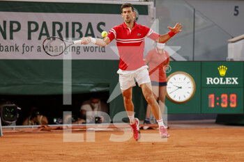 2021-06-09 - Novak Djokovic of Serbia during the Roland-Garros 2021, Grand Slam tennis tournament on June 9, 2021 at Roland-Garros stadium in Paris, France - Photo Nicol Knightman / DPPI - ROLAND-GARROS 2021, GRAND SLAM TENNIS TOURNAMENT - INTERNATIONALS - TENNIS