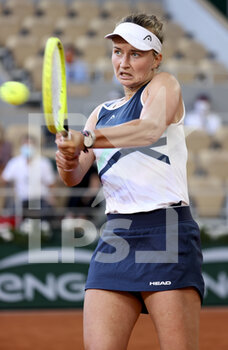 2021-06-10 - Barbora Krejcikova of Czech Republic during day 12 of the French Open 2021, Grand Slam tennis tournament on June 10, 2021 at Roland-Garros stadium in Paris, France - Photo Jean Catuffe / DPPI - ROLAND-GARROS 2021, GRAND SLAM TENNIS TOURNAMENT - INTERNATIONALS - TENNIS