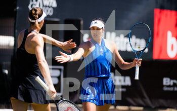 2021-06-14 - Andrea Petkovic of Germany playing doubles with Garbine Muguruza of Spain at the 2021 bett1open WTA 500 tennis tournament on June 14, 2021 at Rot-Weiss Tennis Club in Berlin, Germany - Photo Rob Prange / Spain DPPI / DPPI - 2021 BETT1OPEN WTA 500 TENNIS TOURNAMENT - INTERNATIONALS - TENNIS