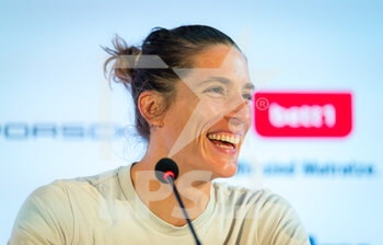 2021-06-15 - Andrea Petkovic of Germany talks to the media at the 2021 bett1open WTA 500 tennis tournament on June 15, 2021 at Rot-Weiss Tennis Club in Berlin, Germany - Photo Rob Prange / Spain DPPI / DPPI - 2021 BETT1OPEN WTA 500 TENNIS TOURNAMENT - INTERNATIONALS - TENNIS