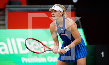 2021-06-15 - Angelique Kerber of Germany in action against Misaki Doi of Japan during her first-round match at the 2021 bett1open WTA 500 tennis tournament on June 15, 2021 at Rot-Weiss Tennis Club in Berlin, Germany - Photo Rob Prange / Spain DPPI / DPPI - 2021 BETT1OPEN WTA 500 TENNIS TOURNAMENT - INTERNATIONALS - TENNIS
