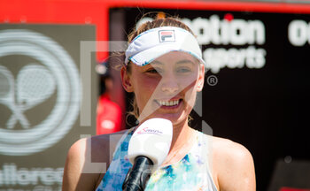 2021-06-16 - Ekaterina Alexandrova of Russia talks to the media after winning her second round against Elina Svitolina of Ukraine at the 2021 bett1open WTA 500 tennis tournament on June 16, 2021 at Rot-Weiss Tennis Club in Berlin, Germany - Photo Rob Prange / Spain DPPI / DPPI - 2021 BETT1OPEN WTA 500 TENNIS TOURNAMENT - INTERNATIONALS - TENNIS