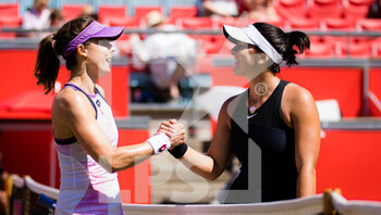 2021-06-16 - Alize Cornets of France and Bianca Andreescu of Canada after their second round match at the 2021 bett1open WTA 500 tennis tournament on June 16, 2021 at Rot-Weiss Tennis Club in Berlin, Germany - Photo Rob Prange / Spain DPPI / DPPI - 2021 BETT1OPEN WTA 500 TENNIS TOURNAMENT - INTERNATIONALS - TENNIS