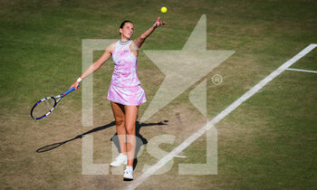 2021-06-17 - Karolina Pliskova of the Czech Republic in action against Jessica Pegula of the United States during her second round match at the 2021 bett1open WTA 500 tennis tournament on June 17, 2021 at Rot-Weiss Tennis Club in Berlin, Germany - Photo Rob Prange / Spain DPPI / DPPI - 2021 BETT1OPEN WTA 500 TENNIS TOURNAMENT - INTERNATIONALS - TENNIS