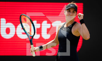 2021-06-19 - Belinda Bencic of Switzerland in action against Alize Cornet of France during the semi-final of the 2021 bett1open WTA 500 tennis tournament on June 19, 2021 at Rot-Weiss Tennis Club in Berlin, Germany - Photo Rob Prange / Spain DPPI / DPPI - 2021 BETT1OPEN WTA 500 TENNIS TOURNAMENT - INTERNATIONALS - TENNIS