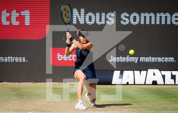 2021-06-20 - Belinda Bencic of Switzerland in action against Liudmila Samsonova of Russia during the final of the 2021 bett1open WTA 500 tennis tournament on June 20, 2021 at Rot-Weiss Tennis Club in Berlin, Germany - Photo Rob Prange / Spain DPPI / DPPI - 2021 BETT1OPEN WTA 500 TENNIS TOURNAMENT - INTERNATIONALS - TENNIS