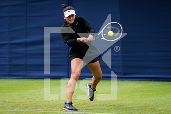 2021-06-22 - Bianca Andreescu of Canada in action against Christina McHale of the United States during her first round match at the 2021 Viking International WTA 500 tennis tournament on June 22, 2021 at Devonshire Park Tennis in Eastbourne, England - Photo Rob Prange / Spain DPPI / DPPI - 2021 VIKING INTERNATIONAL WTA 500 TENNIS TOURNAMENT - INTERNATIONALS - TENNIS