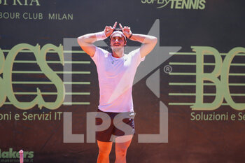 2021-06-25 - The Italian Tennis player Gian Marco Moron - ATP CHALLENGER MILANO 2021 - INTERNATIONALS - TENNIS