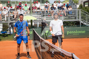 2021-06-27 - the finalist Federico Coria from Argentine and Gian Marco Moroni from Italy - ATP CHALLENGER MILANO 2021 - INTERNATIONALS - TENNIS