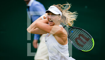 2021-06-28 - Liudmila Samsonova of Russia in action against Kaia Kanepi of Estonia during the first round of The Championships Wimbledon 2021, Grand Slam tennis tournament on June 29, 2021 at All England Lawn Tennis and Croquet Club in London, England - Photo Rob Prange / Spain DPPI / DPPI - WIMBLEDON 2021, GRAND SLAM TENNIS TOURNAMENT - INTERNATIONALS - TENNIS