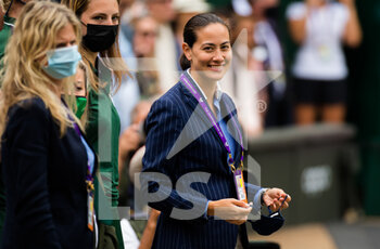 2021-07-08 - Chair Umpire Julie Kjendlie after the semi-final of The Championships Wimbledon 2021, Grand Slam tennis tournament on July 8, 2021 at All England Lawn Tennis and Croquet Club in London, England - Photo Rob Prange / Spain DPPI / DPPI - WIMBLEDON 2021, GRAND SLAM TENNIS TOURNAMENT - INTERNATIONALS - TENNIS