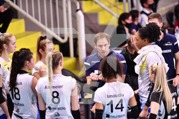 2020-12-01 - Time-out SSC Palmberg Schwerin - SSC PALMBERG SCHWERIN VS DEVELOPRES SKYRES RZESZOW - CHAMPIONS LEAGUE WOMEN - VOLLEYBALL