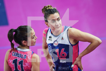 2020-01-01 - Lucia Bosetti (Savino Del Bene Scandicci) e Paola Cardullo (Savino Del Bene Scandicci) - ITALIAN VOLLEYBALL SERIE A1 WOMEN SEASON 2019/20 - SERIE A1 WOMEN - VOLLEYBALL