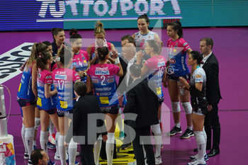 2020-01-15 - Time out Massimo Barbolini, Coach (Igor Gorgonzola Novara) - IGOR GORGONZOLA NOVARA VS BOSCA S.BERNARDO CUNEO - SERIE A1 WOMEN - VOLLEYBALL