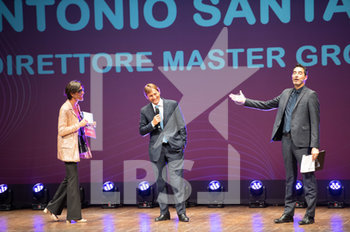2020-09-15 - Antonio Santa Maria, direttore Master Group Sport sul palco del Teatro Sociale a Bergamo - PRESENTAZIONE CAMPIONATO 2020/2021 - SERIE A1 WOMEN - VOLLEYBALL