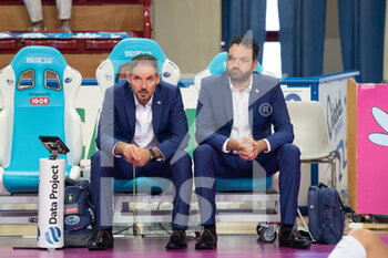2020-09-27 - Stefano Lavarini e Davide Baraldi (Igor Volley Novara) - IGOR GORGONZOLA NOVARA VS ZANETTI BERGAMO - SERIE A1 WOMEN - VOLLEYBALL