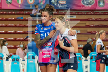 2020-09-27 - Malwina Smarzek (Igor Volley Novara) e Sara Loda (Zanetti Bergamo) - IGOR GORGONZOLA NOVARA VS ZANETTI BERGAMO - SERIE A1 WOMEN - VOLLEYBALL