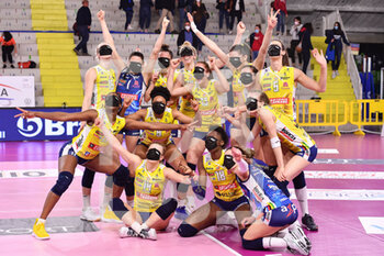 2021-03-30 - Imoco Volley Conegliano festeggia la vittoria - PLAYOFF - QUARTI - IL BISONTE FIRENZE VS IMOCO VOLLEY CONEGLIANO - SERIE A1 WOMEN - VOLLEYBALL
