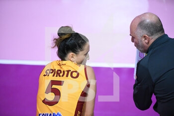 2020-11-23 - Spirito e coach Cristofani (ACQUA & SAPONE ROMA VOLLEY CLUB) - ACQUA&SAPONE ROMA VOLLEY VS SIGEL MARSALA - WOMEN SERIE A2 - VOLLEYBALL