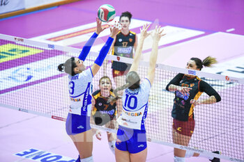 2021-01-17 - Muro a due Angelini, Stocco (Hermaea Olbia) - ROMA VOLLEY VS HERMAEA OLBIA 3-1 - WOMEN SERIE A2 - VOLLEYBALL