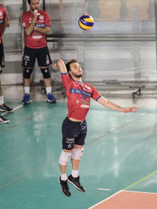 11/04/2018 - 11 aprile 2018, LPS, Federcolley, Lega Pallavolo Serie A2, PlayOff Serie A2 UnipolSai, Italia, Roma, Palazzetto dello Sport, Ceramica Scarabeo GCF Roma vs Gioiella Micromilk Gioia del Colle, nella foto alla battuta Francesco Zoppellari - CERAMICA SCARABEO GCF ROMA VS GIOIELLA MICROMILK GIOIA DEL COLLE - SERIE A2 - VOLLEY