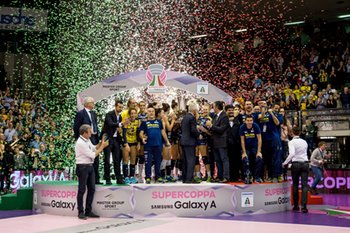2018-11-10 - Vittoria del Conegliano contro il Novara nella Supercoppa. Il podio - IMOCO VOLLEY CONEGLIANO VS IGOR GORGONZOLA NOVARA - WOMEN SUPERCOPPA - VOLLEYBALL