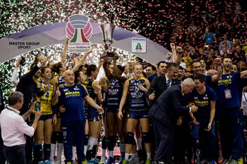 2018-11-10 - Vittoria del Conegliano contro il Novara nella Supercoppa. Il podio - IMOCO VOLLEY CONEGLIANO VS IGOR GORGONZOLA NOVARA - WOMEN SUPERCOPPA - VOLLEYBALL