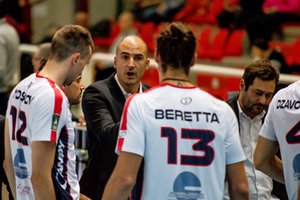 2018-11-04 - L'allenatore del Volley Monza Fabio Soli - KIOENE PADOVA VS VERO VOLLEY MONZA - SUPERLEAGUE SERIE A - VOLLEYBALL