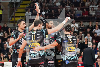 2019-12-15 - sir safety conad perugia esultau - SIR SAFETY CONAD PERUGIA VS LEO SHOES MODENA - SUPERLEAGUE SERIE A - VOLLEYBALL
