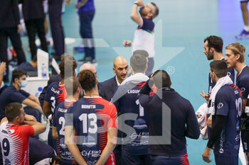2020-10-18 - time out Vero Volley Monza - TOP VOLLEY CISTERNA VS VERO VOLLEY MONZA - SUPERLEAGUE SERIE A - VOLLEYBALL