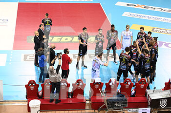 2021-01-16 - The players of Cucine Lube Civitanova take the field - CUCINE LUBE CIVITANOVA VS LEO SHOES MODENA - SUPERLEAGUE SERIE A - VOLLEYBALL