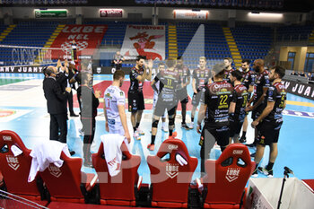 2021-01-21 - The players of Cucine Lube Civitanova take the field - CUCINE LUBE CIVITANOVA VS VERO VOLLEY MONZA - SUPERLEAGUE SERIE A - VOLLEYBALL