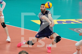 2021-03-10 - nicola pesaresi (n.18 libero power volley milano) in bagher - PLAYOFF - SIR SAFETY CONAD PERUGIA VS ALLIANZ MILANO - SUPERLEAGUE SERIE A - VOLLEYBALL