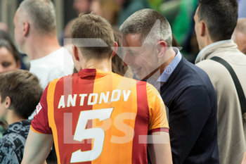 2019-03-19 - Radostin Stojčev e Oleg Antonov al termine della partita - TRENTINO ITAS - GALATASARAY ISTANBUL - CEV CUP - VOLLEYBALL